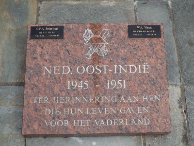 Gedenkmonument oorlogsjaren Ned. Oost-Indië 1945-1951